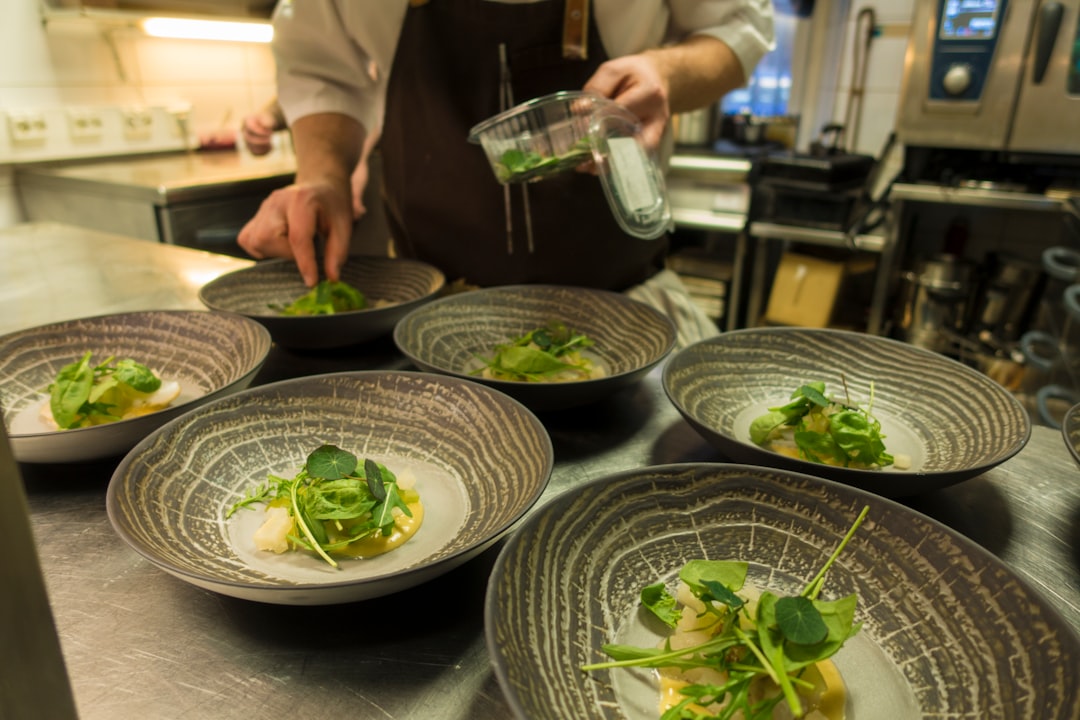 Tasty starter getting prepared.